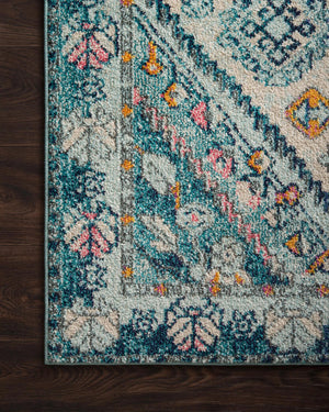 Nadia NN-03 Aqua/Navy Rug - Baconco