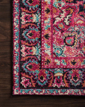 Nadia NN-06 Midnight/Pink Rug - Baconco