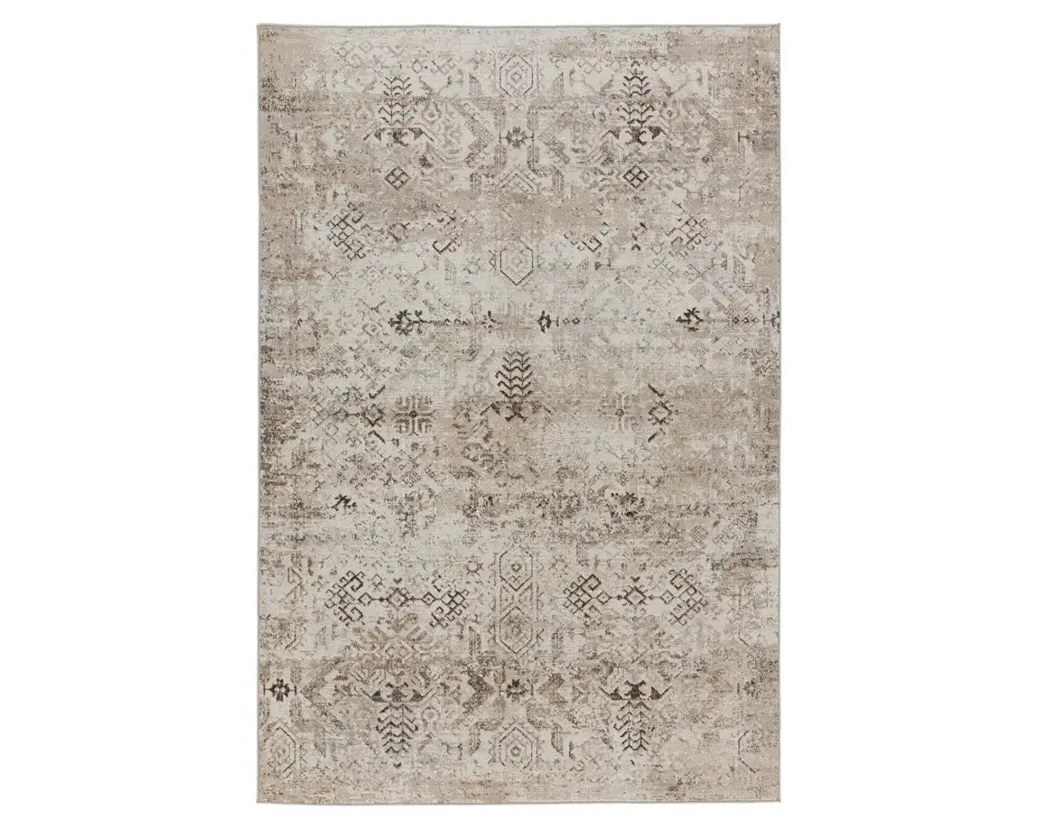 Nadine NDN03 Cream/Grey Rug - Baconco