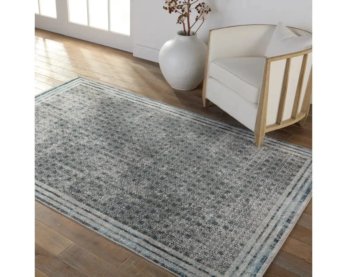 Nadine NDN04 Blue/Light Grey Rug - Baconco