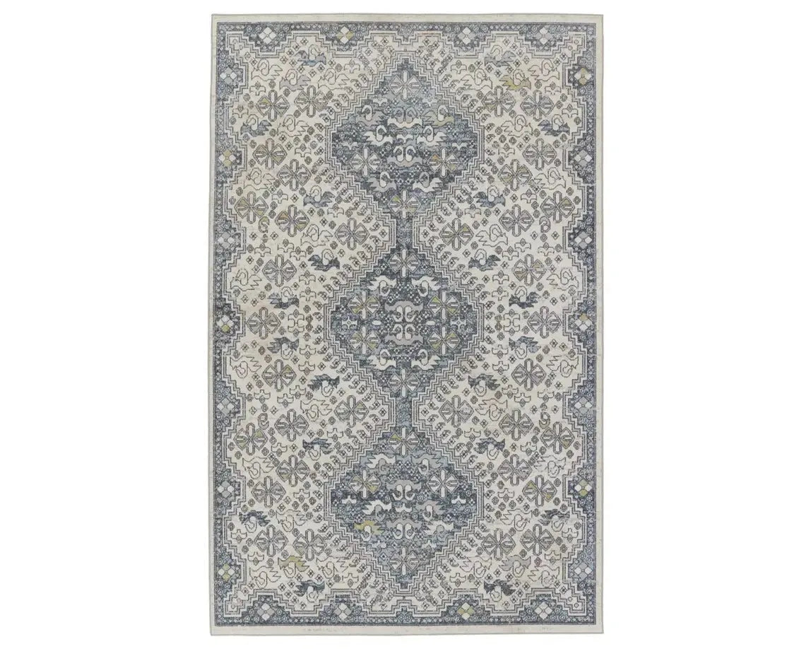 Nadine NDN06 Blue/Light Grey Rug - Baconco