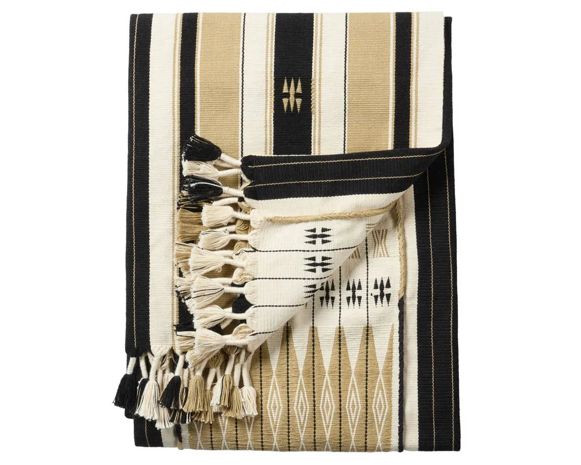 Nagaland Throw NGD08 Gold Throw Blanket - Baconco