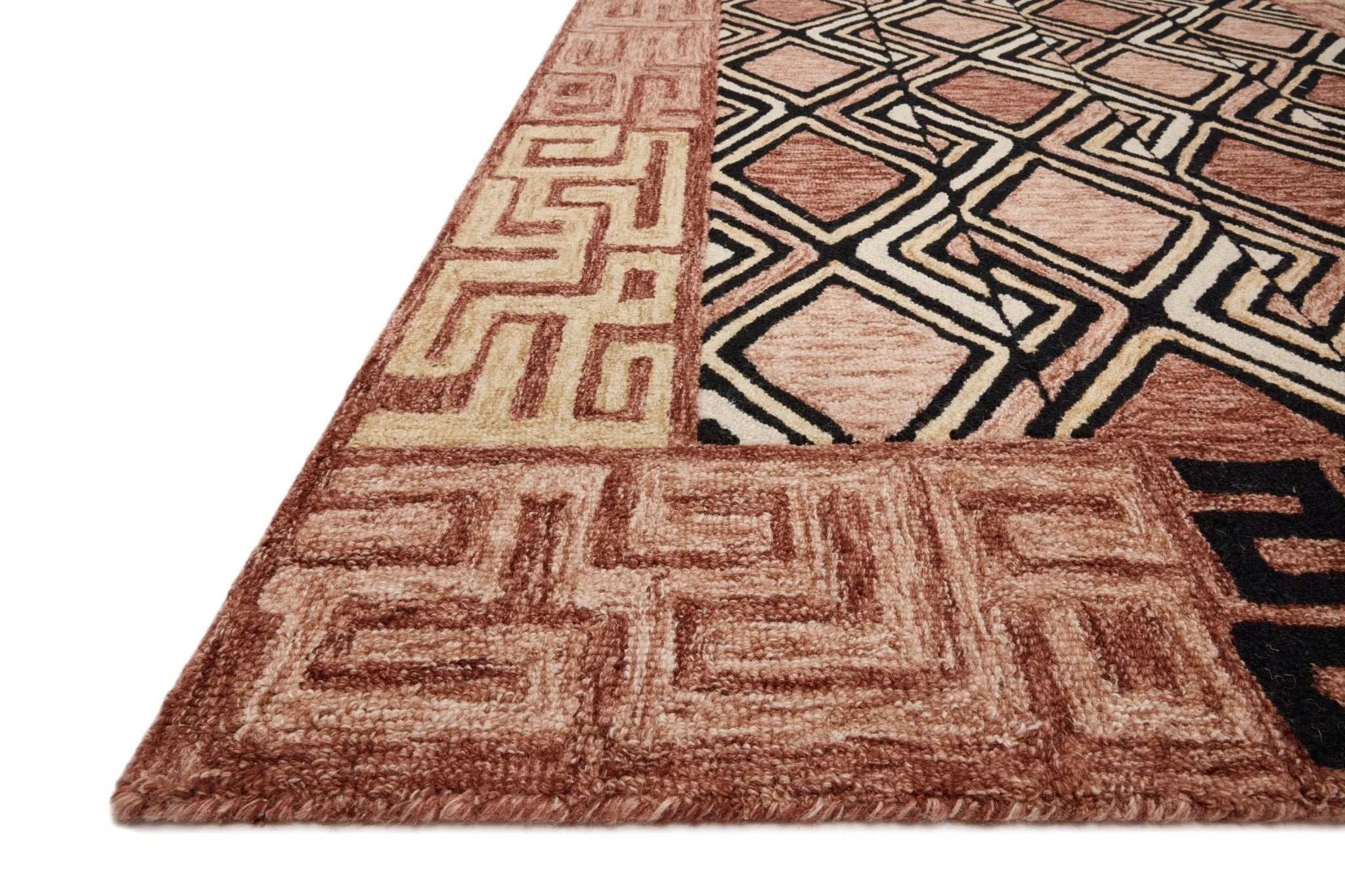 Nala Nal-06 Rose/Black Rug - Baconco