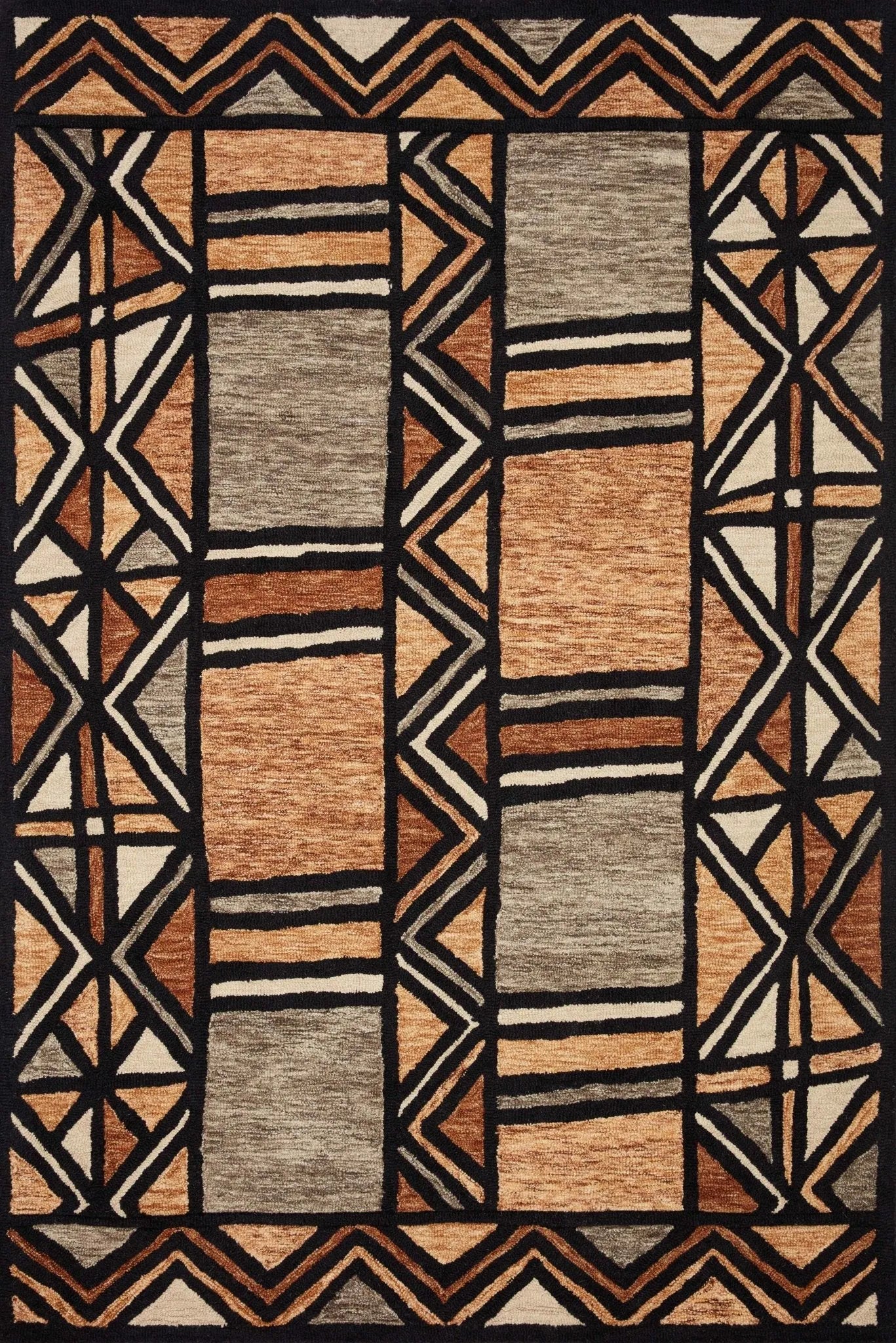 Nala Nal-07 Walnut/Multi Rug - Baconco