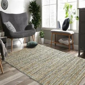 Natural 03314TEA Teal Rug - Baconco