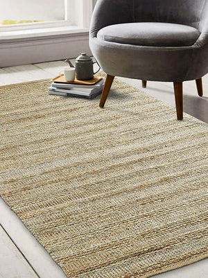 Natural 03314TEA Teal Rug - Baconco