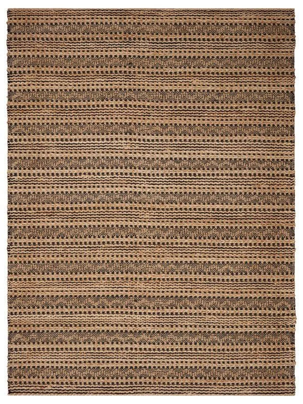 Natural 03368BKJ Jet Black Rug - Baconco