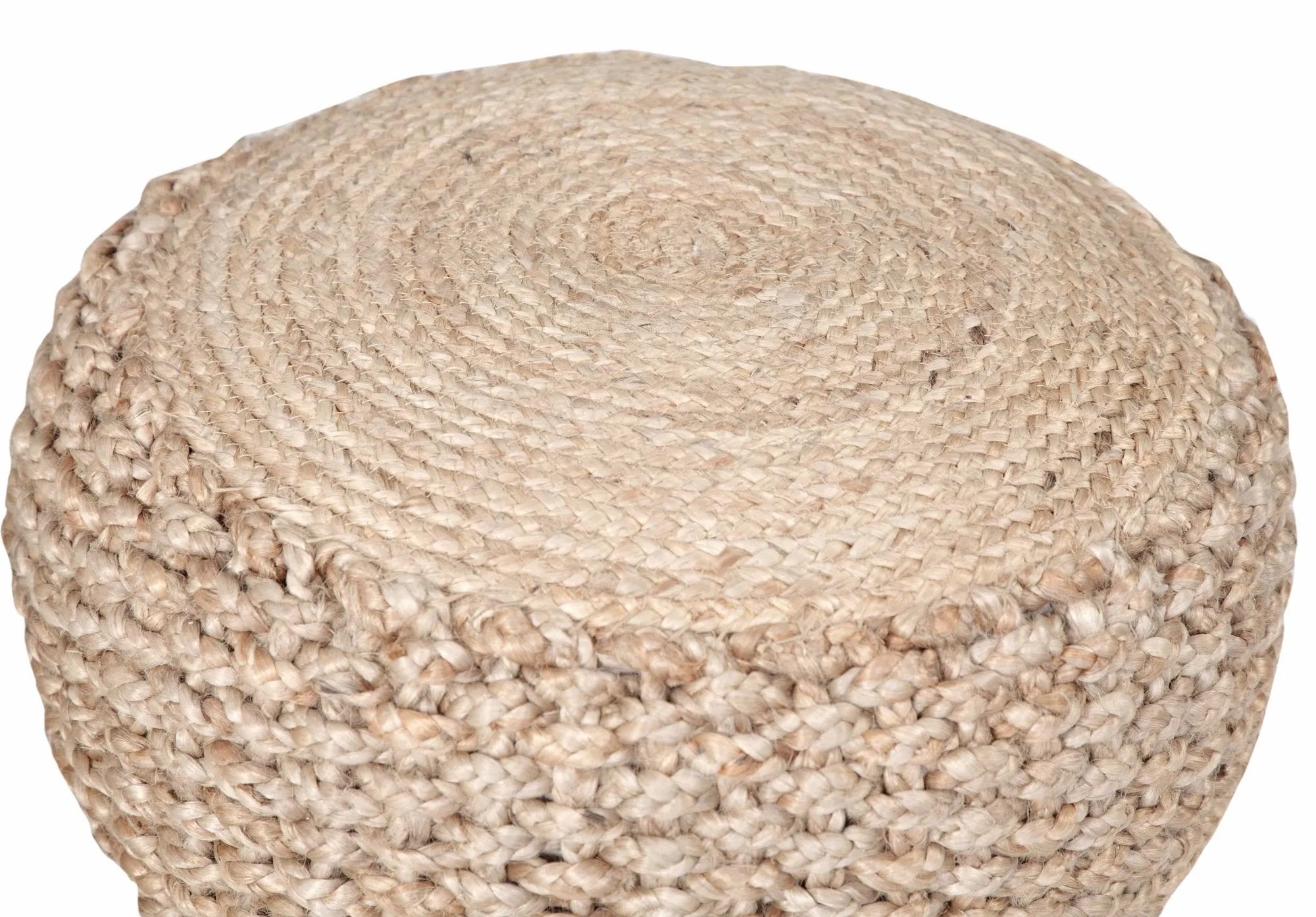 Natural Braided Jute LR99712 Pouf - Baconco