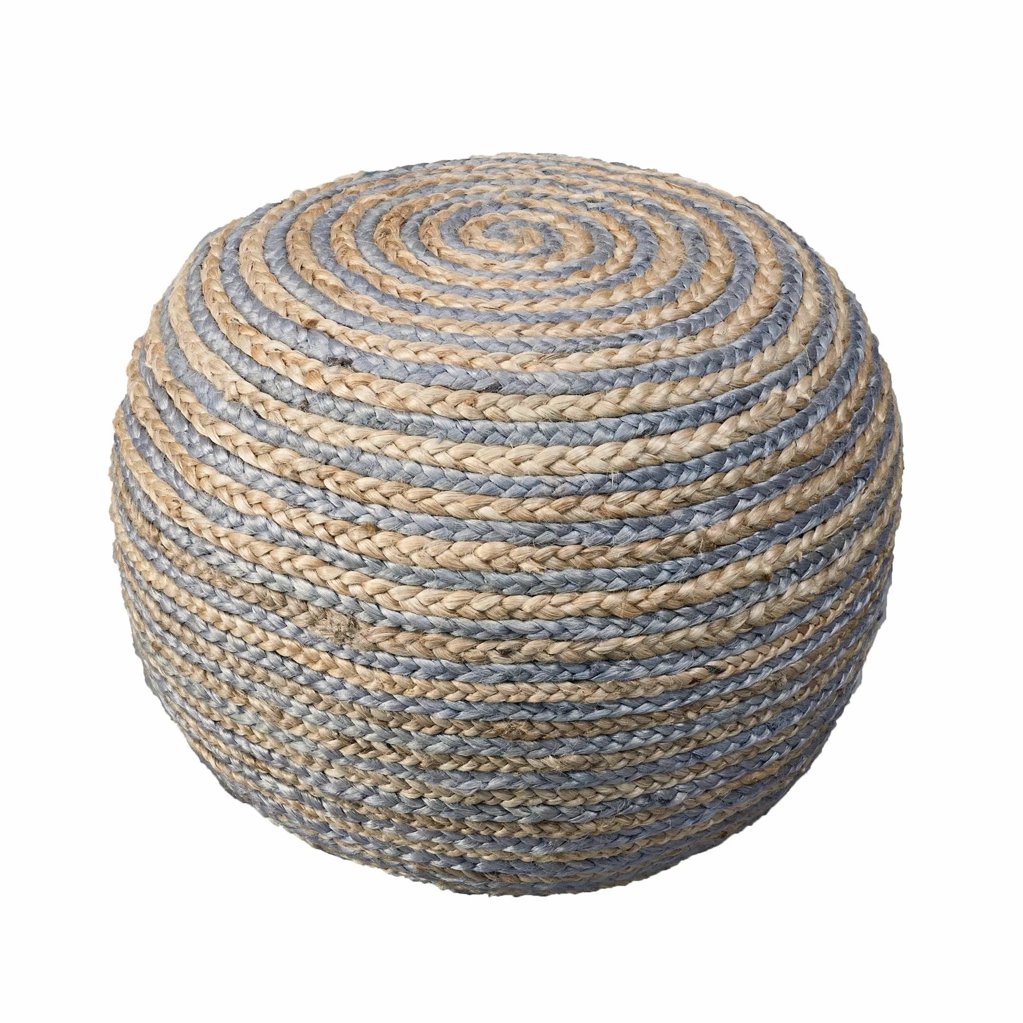 Natural Braided LR99702 Pouf - Baconco