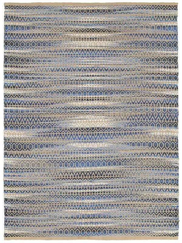 Natural Fiber Lr03330 Blue Rug - Baconco