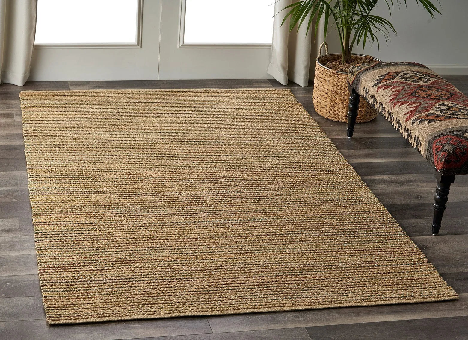 Natural Fiber LR03377 Natural/Multi Rug - Baconco