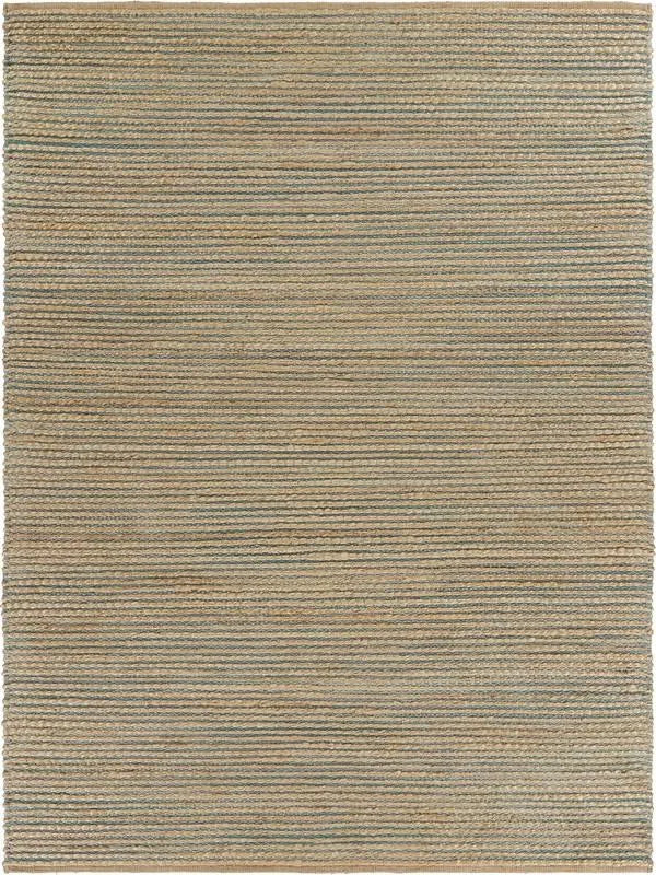 Natural Fiber Lr03378 Natural/Blue Rug - Baconco