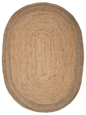 Natural Jute LR12035 Natural / Gray Rug - Baconco