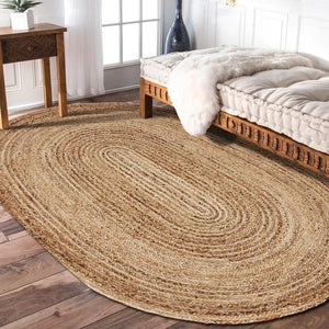 Natural Jute LR12036 Natural / Gray Rug - Baconco