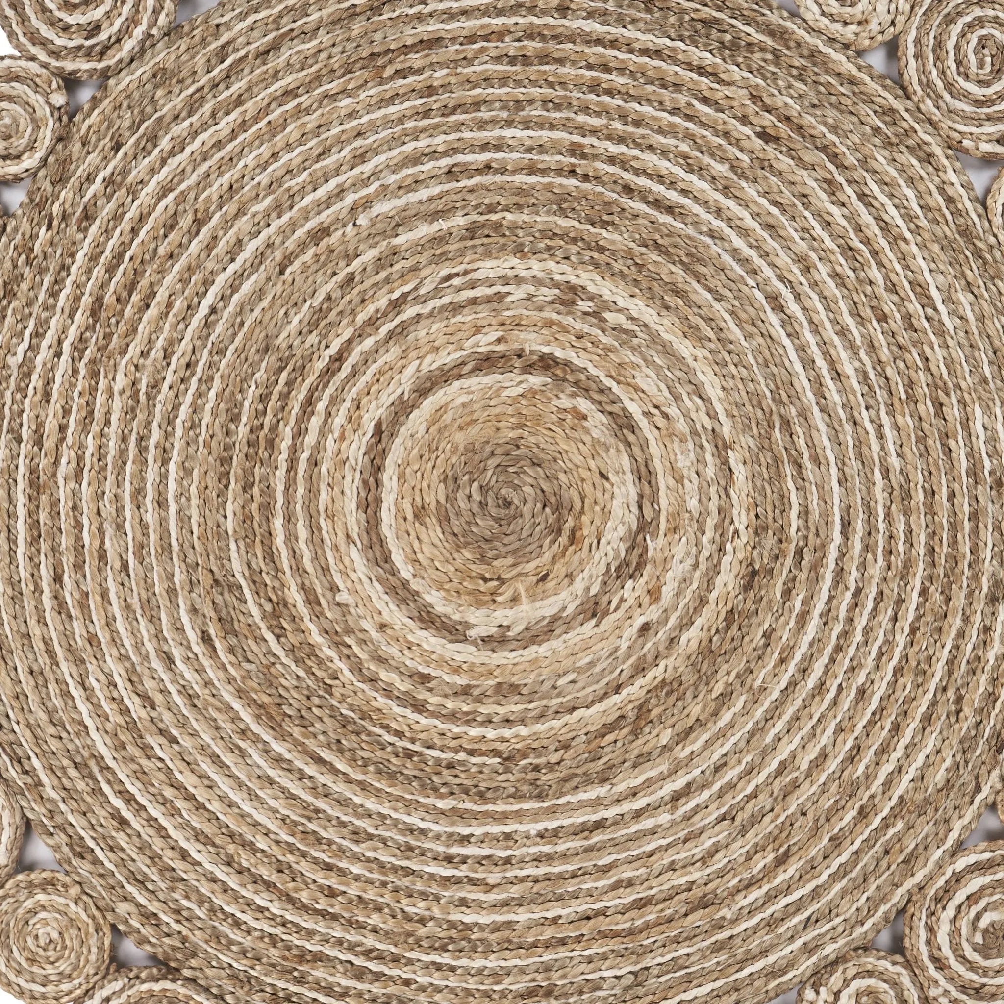 Natural Jute Lr12040 Bleach/Natural Rug - Baconco