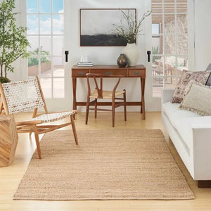 Natural Jute NJT01 Bleached Rug - Baconco