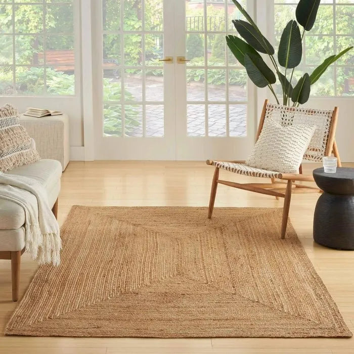 Natural Jute NJT03 Natural Rug - Baconco