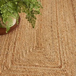 Natural Jute NJT03 Natural Rug - Baconco