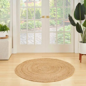 Natural Jute NJT03 Natural Rug - Baconco