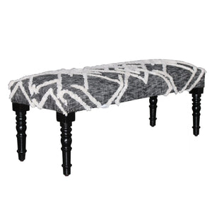 Natural Lr99067 Black/Gray Bench - Baconco