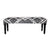 Natural Lr99067 Black/Gray Bench - Baconco