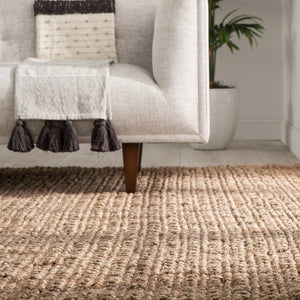 Naturals Lucia Nal03 Achelle Taupe Rug - Baconco