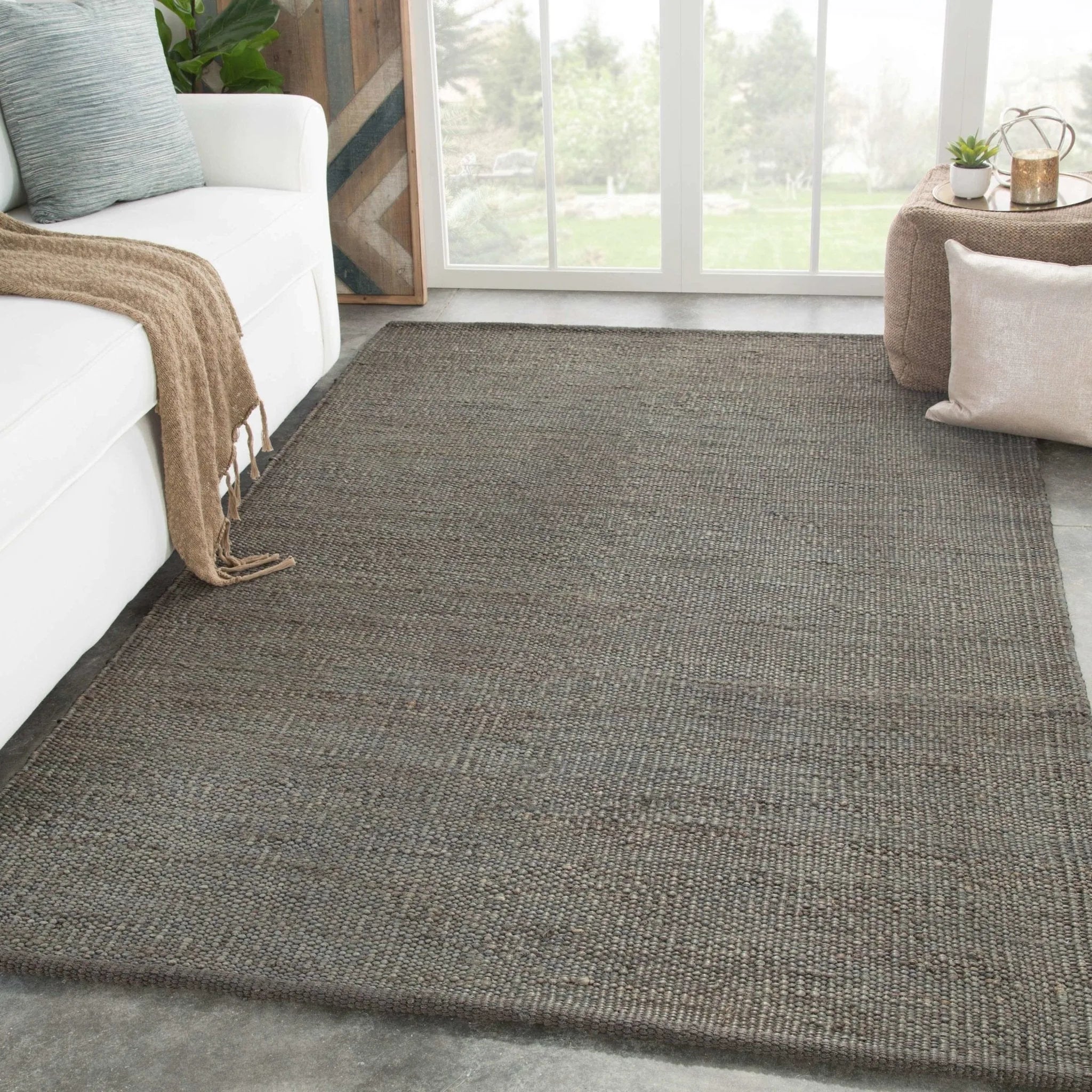 Naturals Monaco NLM08 Anthro Dark Shadow/Iron Gate Rug - Baconco