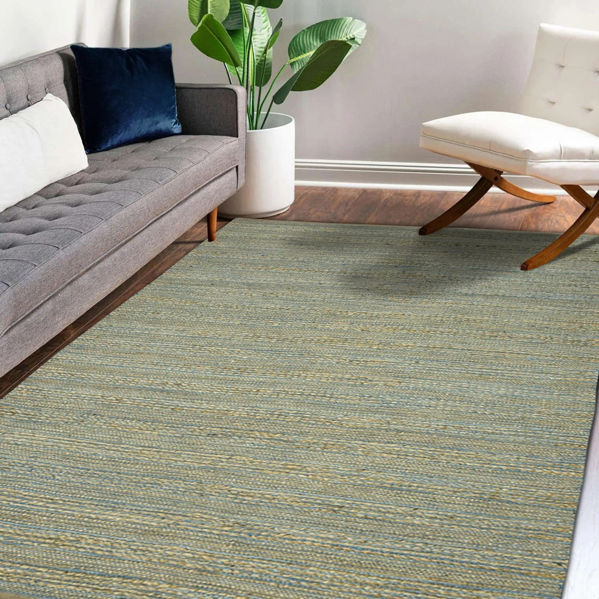 Naturals NAT-1 Blue Rug - Baconco