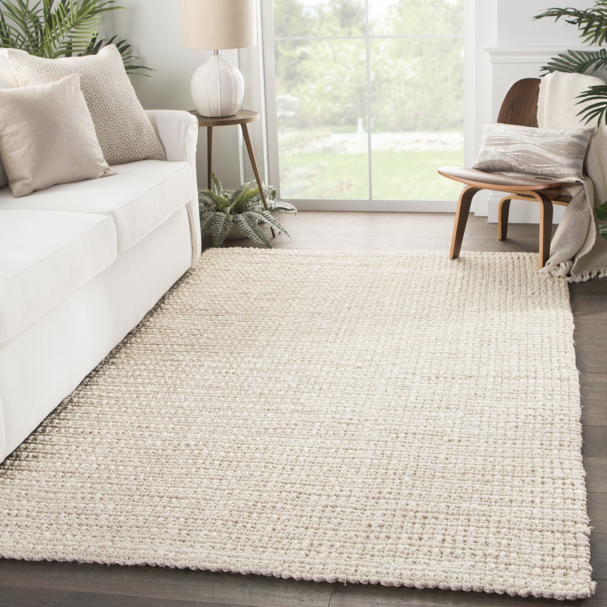 Naturals Tobago NAT39 Tyne Ivory Rug - Baconco