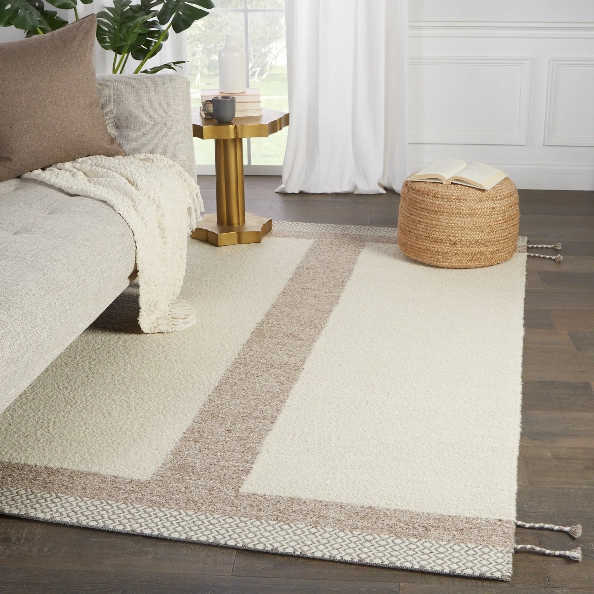 Nazca Naz01 Calva Cream/Light Tan Rug - Baconco