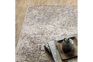 Nebulous 1330E Beige/Grey Rug - Baconco