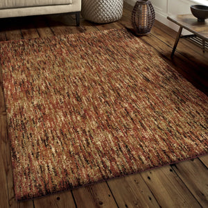 Next Generation 4423 Multi Solid Red Rug - Baconco