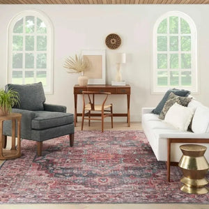 Nicole Curtis Machine Washable Series 1 SR101 Multi Rug - Baconco