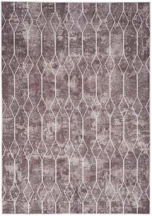 Nicole Curtis Machine Washable Series 1 SR107 Mocha Rug - Baconco