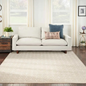 Nicole Curtis Series 2 SR201 Ivory Rug - Baconco