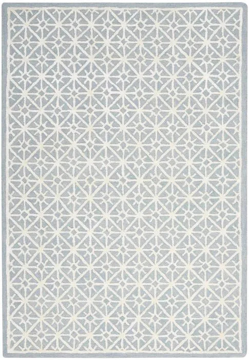 Nicole Curtis Series 2 SR201 Light Blue Rug - Baconco