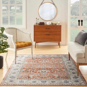 Nicole Curtis Series 4 SR402 Grey/Multi Rug - Baconco