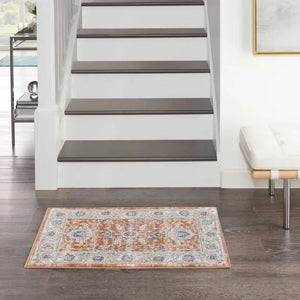 Nicole Curtis Series 4 SR402 Grey/Multi Rug - Baconco