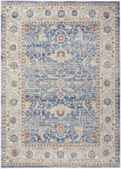 Nicole Curtis Series 4 SR402 Light Blue/Grey Rug - Baconco