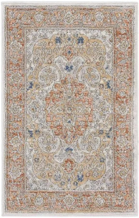 Nicole Curtis Series 4 SR404 Ivory/Multi Rug - Baconco