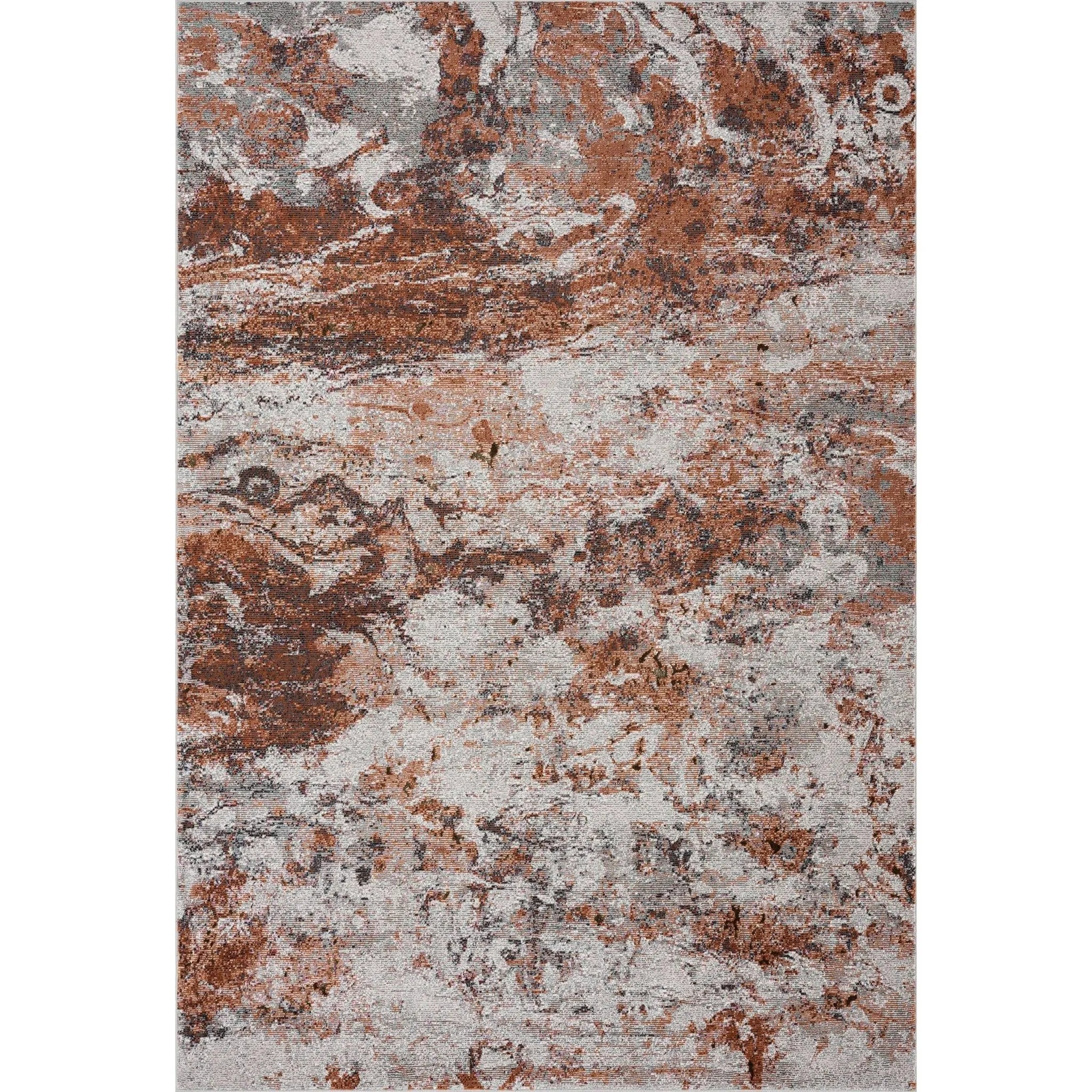 Nimbus Lr81834 Orange/Brown Rug - Baconco