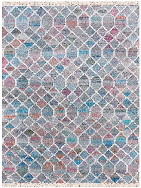 Nimroz 81985BMU Blue/Multi Rug - Baconco