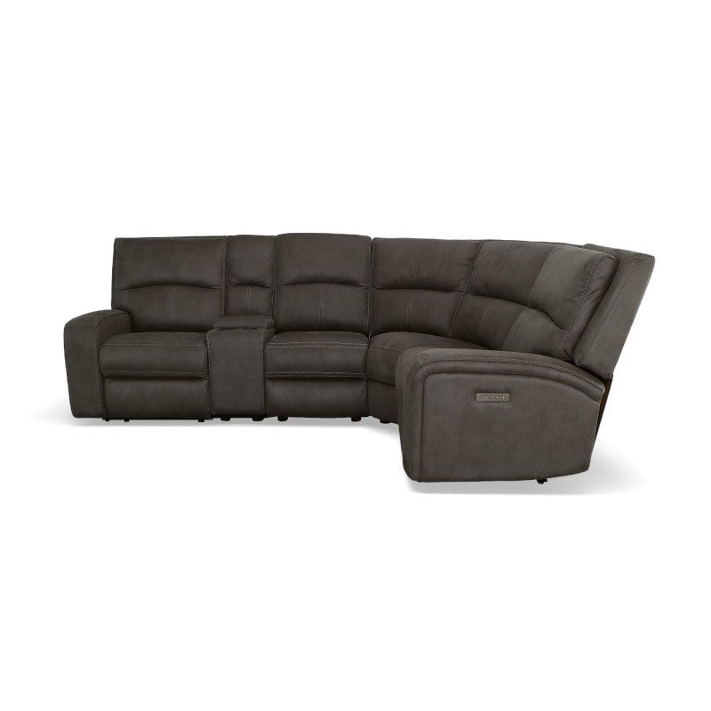 Nirvana Power Reclining Sectional with Power Headrests - Baconco