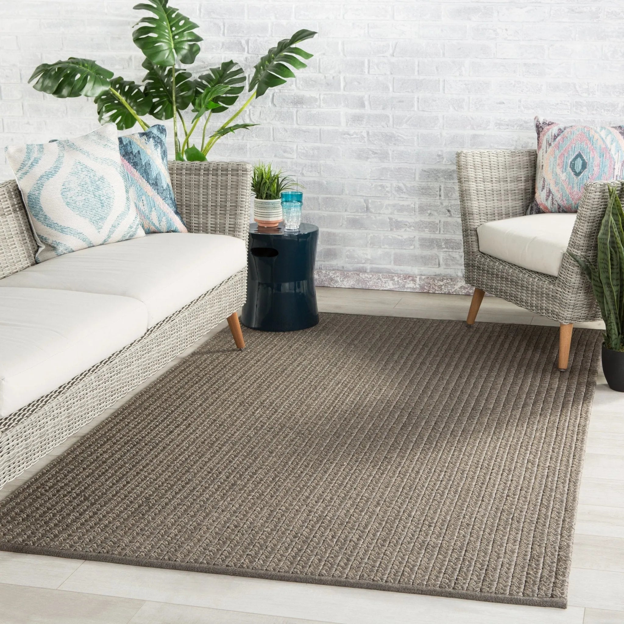 Nirvana Premium Nip04 Iver Gray/Taupe Rug - Baconco