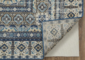 Nolan 39Byf Blue/Beige Rug - Baconco