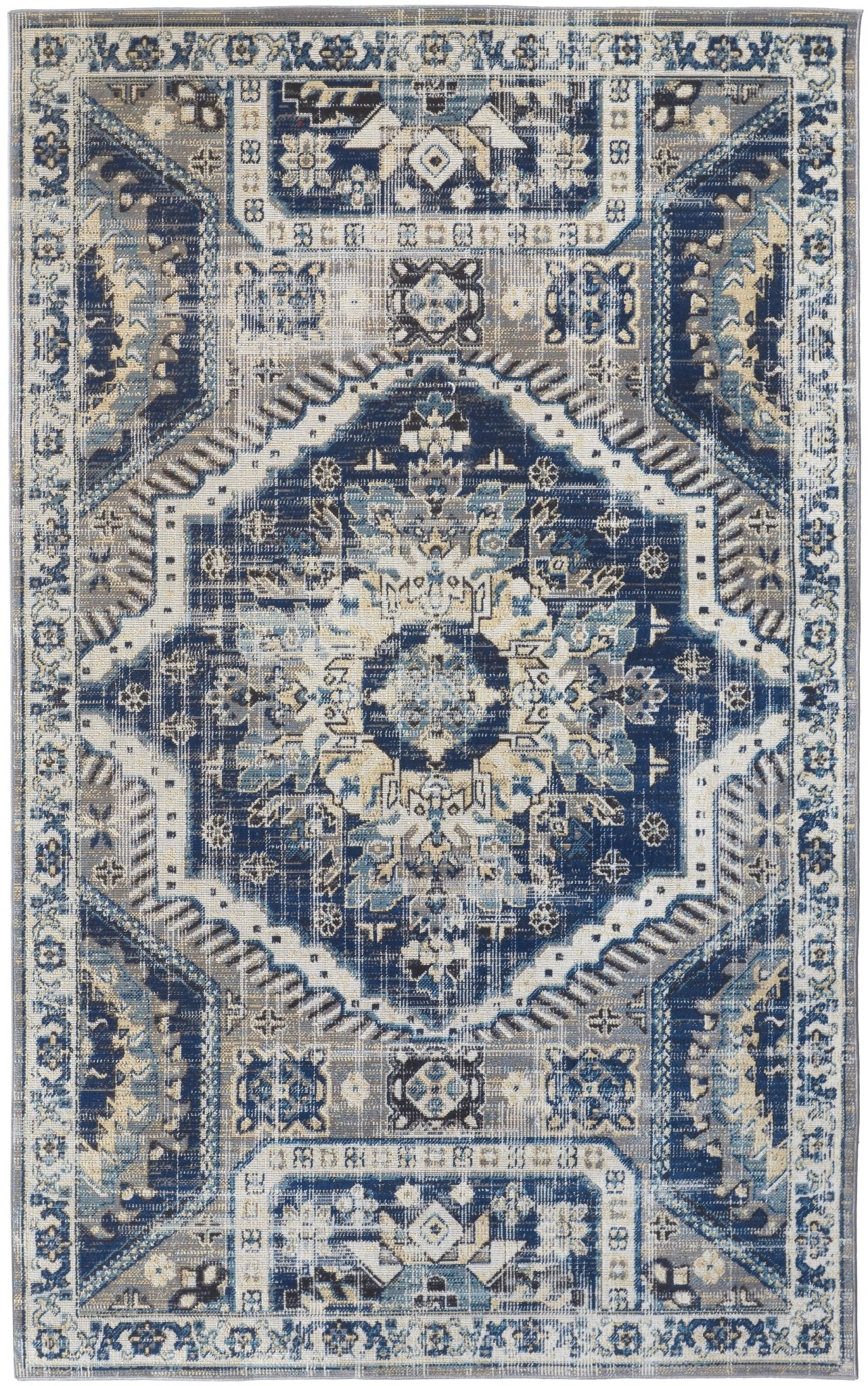 Nolan 39Cdf Blue/Gray Rug - Baconco