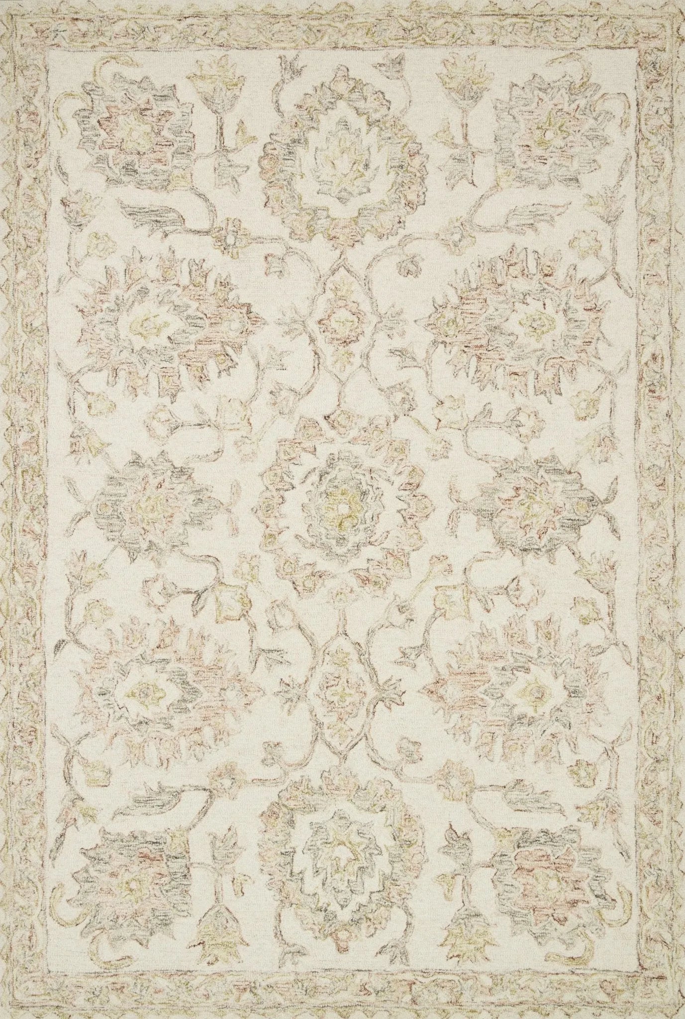 Norabel Nor-04 Ivory/Blush Rug - Baconco