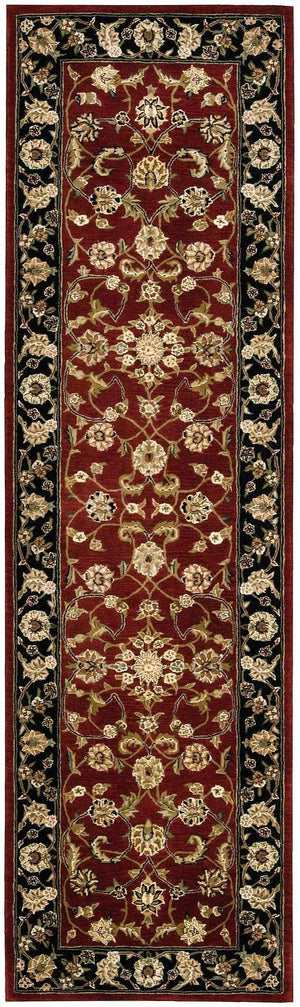 Nourison 2000 2002 Burgundy Rug - Baconco