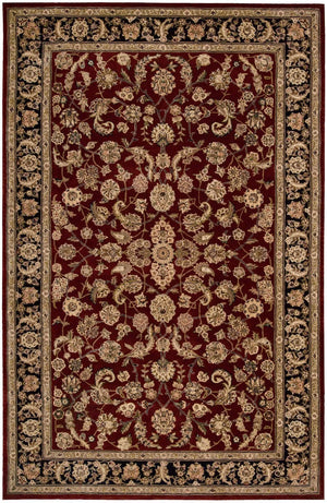 Nourison 2000 2002 Burgundy Rug - Baconco