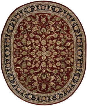 Nourison 2000 2002 Burgundy Rug - Baconco